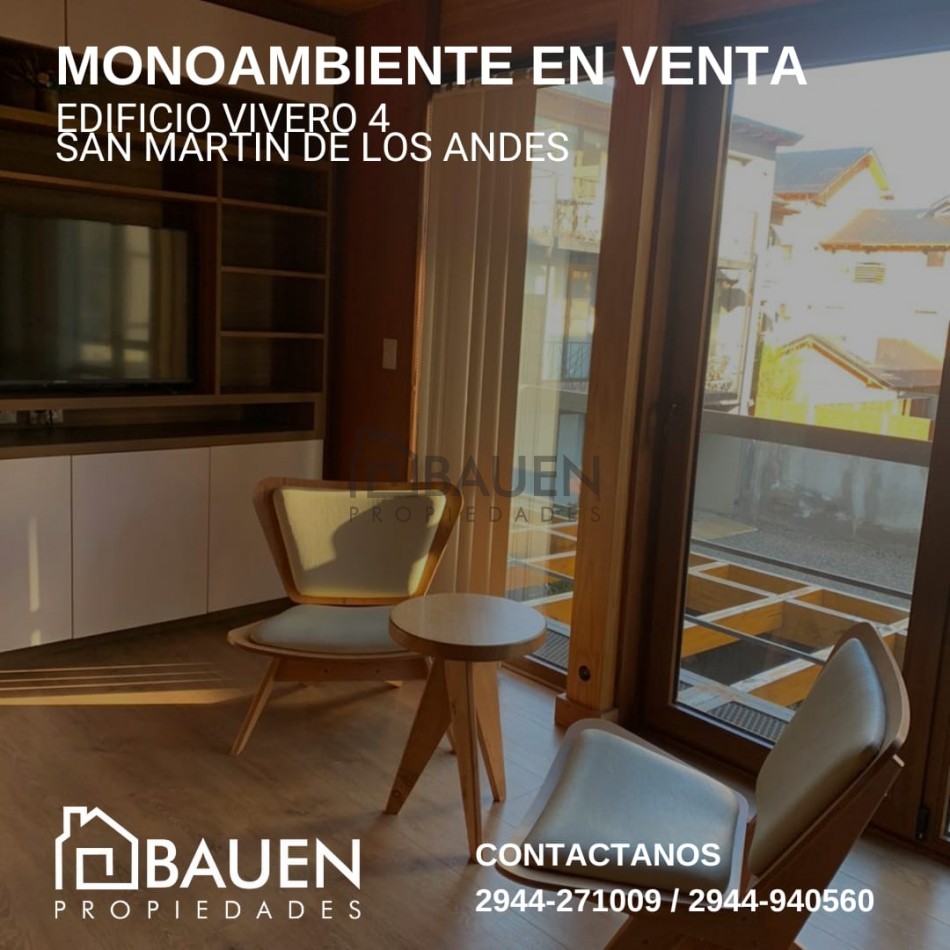 Inmejorable monoambiente equipado en Vivero 4